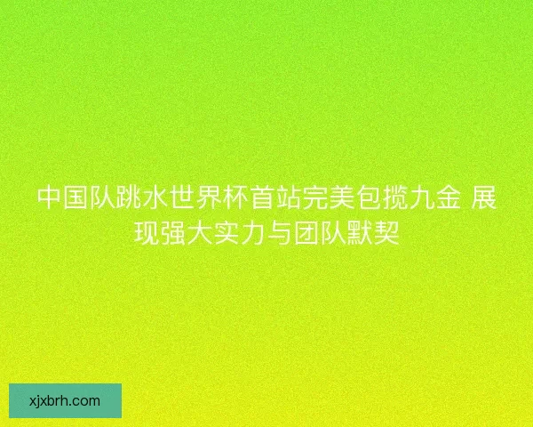 中国队跳水世界杯首站完美包揽九金 展现强大实力与团队默契